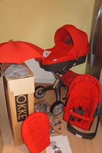 Stokke Xplory 3 in 1 Baby V5 Kinderwagen mit Tragetasche
