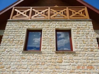Dekorativer Stein für Wände Mauern die Fassade des Hauses