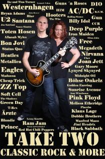 Rockband die auch auf Hochzeitsfeiern auftritt.