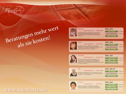Gratis Kartenlegen - Hellsehen - Wahrsagen auf MeaCarta