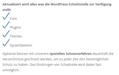 Updateservice für WordPress