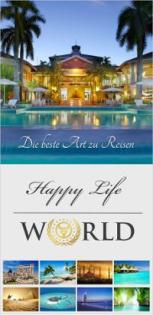 Happy Life World- Das Reise & Erlebnis Portal mit 40% Cash Back Bonus