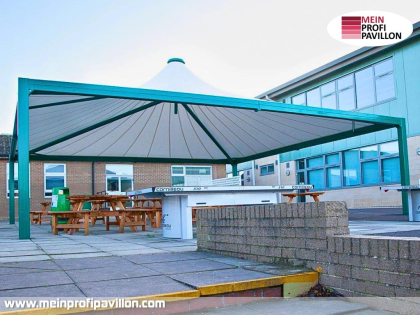 Pavillon 10x10 Überdachung Pagodenzelt Festzelt Pvc Terrassendach Pergola Terras