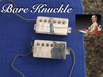 Bare Knuckle The Mule Humbucker Set aged covers 