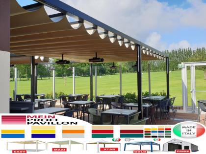 Pergola 3x3 Pavillon Zelt Restaurant personalisierte Farbe Stahl Pvc Café Garten