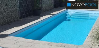 Gfk Pool Riviera 7, 5 komplett set Becken Schwimmbecken Technik Vivapool