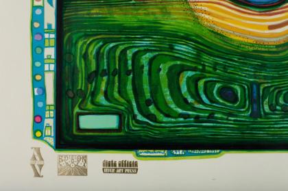 Hundertwasser Original Serigraphie 