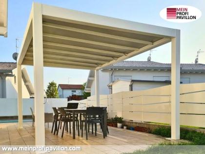 Pavillon 4x4 Überdachung Pagodenzelt Festzelt Pvc Terrassendach Pergola Terrasse