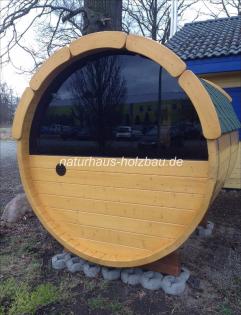 Fasssauna, Saunafass, Sauna Pod, Aussensauna, Gartensauna, Saunapod