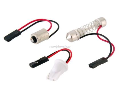 LED Kennzeichenleuchte 48-LED Dual-Anschluss weiss
