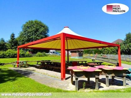 Pavillon 12x12 Überdachung Pagodenzelt Festzelt Pvc Terrassendach Pergola Terras