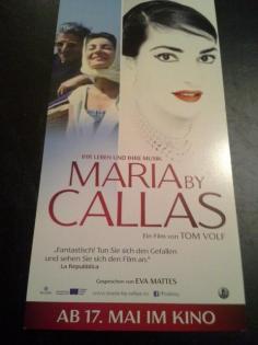 2017 Film Flyer Maria by Callas