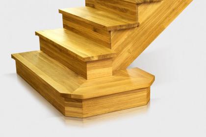 FREITRAGENDE TREPPEN ZUR SELBSTMONTAGE TYP U, L MASSIVHOLZ