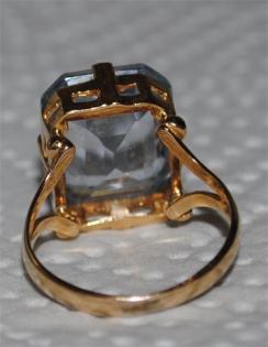 Aquamarin Ring 585er Gelbgold