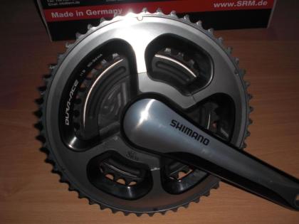 SRM Powermeter Shimano DuraAce 9000 50/ 34 172, 5+Powercontrol PC 8 black