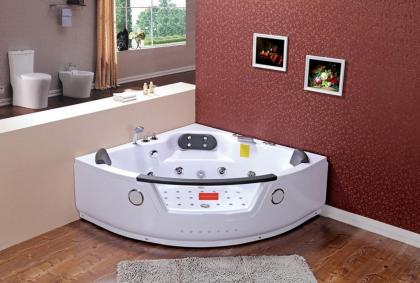 Badewanne Wanne Whirlpool Jacuzzi Massage Spa Eckwanne Radio Acryl 152x152x58 Ba