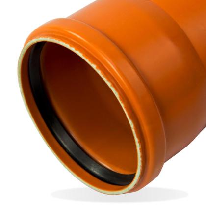 KG Rohr DN1102021mm 2m PVC Abwasserrohr Kanalrohr Schachtrohr Kunststoffrohr
