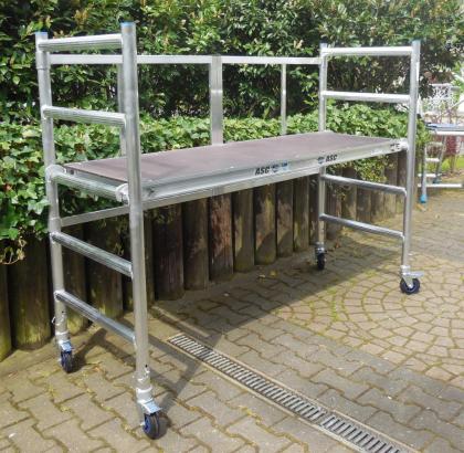 ALUMEXX BL 75 Zimmerfahrgerüst, Rollgerüst, Klappgerüst, erweiterbar, NEU