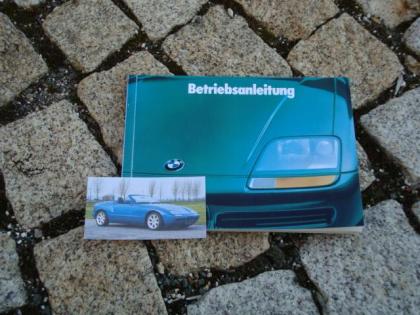 Betriebsanleitung BMW Z1 Roadster 1989