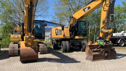 Caterpillar Ketten und Mobilbagger zu verleihen / vermieten