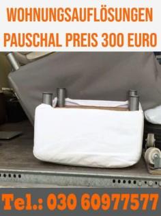 Berlin Sofa Entrümpelung pauschal 80 € T. 03060977577 Entrümpelungen