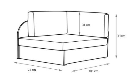 Ecksofa Kindersofa Schlaffunktion Kissen links/ rechts Klappsofa Autos bis 163cm