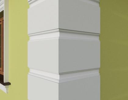 Elevatorische Bone Leisten Leiste B1 Styropor EPS-200 Elevation Dekoration Bauec