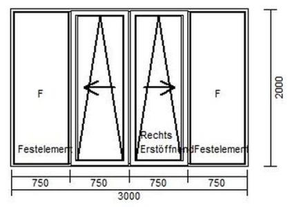 Schiebetür inklusive Versand! 3000x2000 neu!!! Fenster & Türen