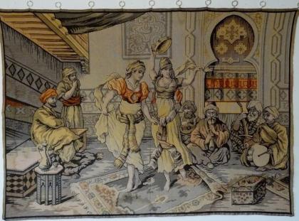 Bildteppich Gobelin 175x125 ca. 120 J. (G013)