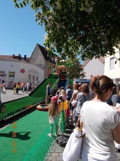 Kinder-EventModule, mobile Rodelbahn, mobiler Kletterberg