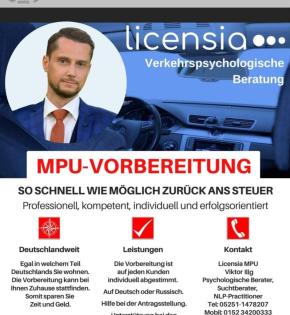 MPU Vorbereitung in ganz Deutschland