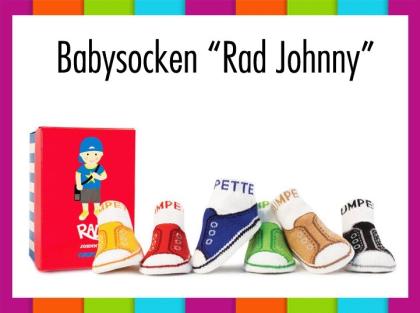 6er Babysocken im Chuck, Converse, Sneaker Stil für Jungs  (Trumpette RadJohnny)