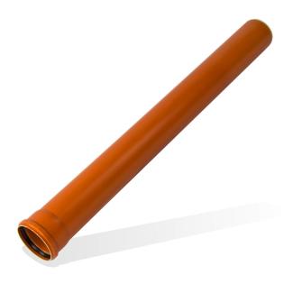 KG Rohr DN1102021mm 2m PVC Abwasserrohr Kanalrohr Schachtrohr Kunststoffrohr