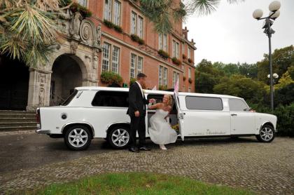 Ihre unvergessliche Traumhochzeit in einem der Trabi-XXL Stretchtrabanten!