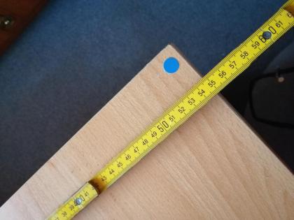 Schreibtisch hell (wohl Ahorn oder Kiefer Holz) Büroeinrichtung