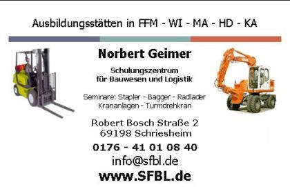 Angebot Staplerschein, Staplerschulung, Gabelstaplerschein, Staplerschein Ludwig