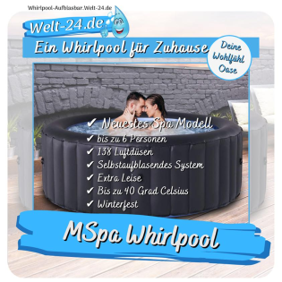 Ein Whirlpool für Zuhause