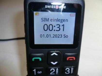 Seniorenhandy SWISS ONE BBM 320C , Notruf Nr. 134