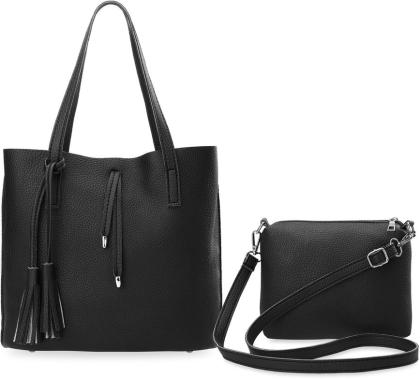 Einzigartige Damentasche 2 in 1 lockerer Shopperbag Beutel modische Schultertasc