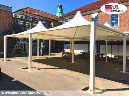 Pavillon 7x5 Überdachung Pagodenzelt Festzelt Pvc Terrassendach Pergola Terrasse