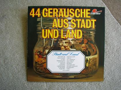 Langspielplatte mit  Geräuschen ( 44 Stück ) 