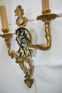 Wandlampe vergoldet