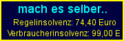 Regelinsolvenz selber machen  ..Onlinenutzung  74,40 einmalig - paritate.net