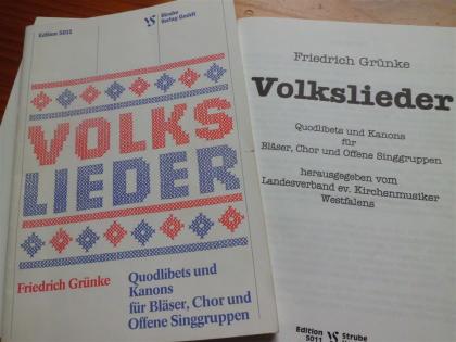 36 VOLKSLIEDER Quodlibets+Kanons