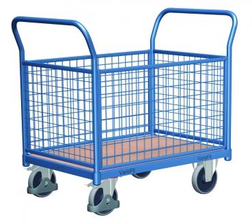 Vierwandwagen mit Gitter