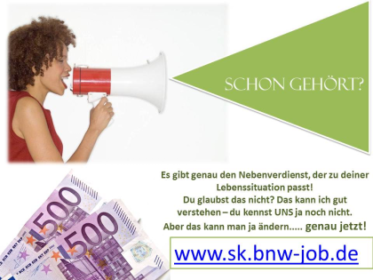 Geld verdienen in einem netten Team