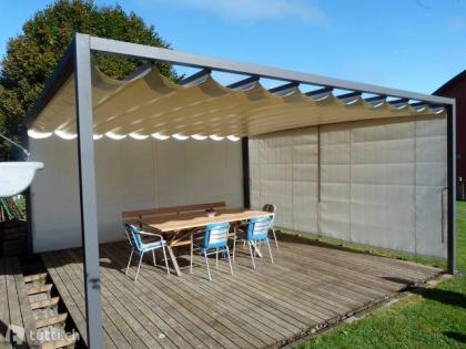Profi Laube Terrassendach Garten Personalisiert 3x5
