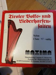 Tiroler Volksharfe mit viel Zubehör