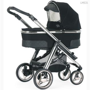Klassischer Kinderwagen mit sportlichem Gestell von Bebecar NEU