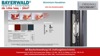 Bayerwald Aluminiumhaustüren slim line – Aluminium Haustüren